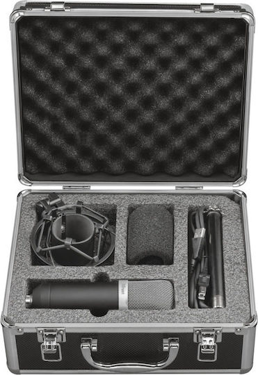 Trust GXT 252 Emita Streaming Microphone Πυκνωτικό Μικρόφωνο USB Επιτραπέζιο για Φωνητικά
