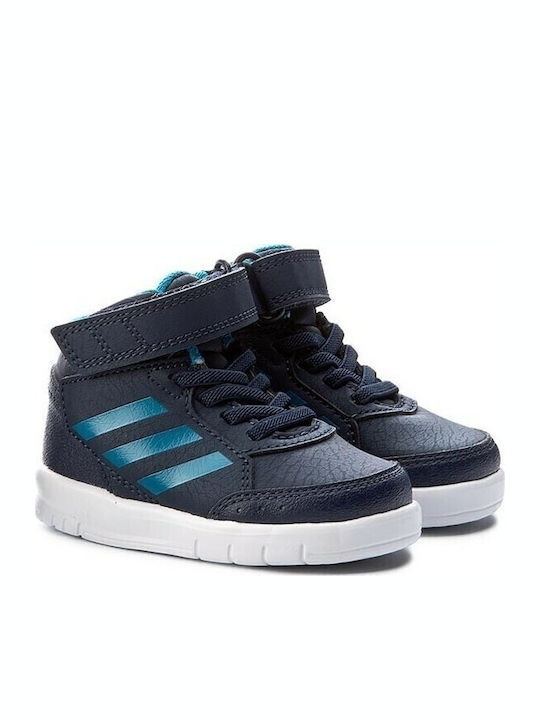 Altasport Mid EL Παιδικά Sneakers High με Σκρατς Μπλε
