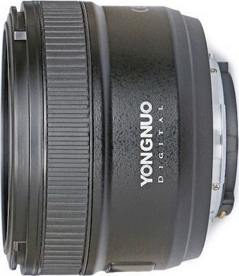 Yongnuo Full Frame Φωτογραφικός Φακός YN 50mm f/1.8 Σταθερός για Nikon F Mount Black