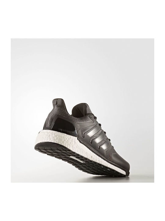 Supernova ST Boost Ανδρικά Αθλητικά Παπούτσια Running Grey / Core Black / Solar Orange
