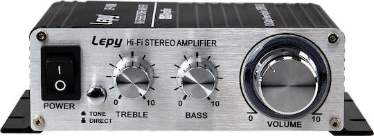 Lepy LP-2024S Integrated Hi-Fi Amplifier Stereo 25W/4Ω Black