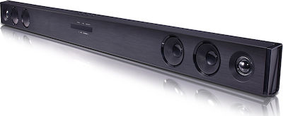 LG SJ3 Soundbar 300W 2.1 cu Subwoofer fără fir și Control la distanță Negru