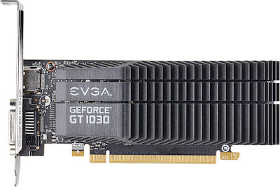 EVGA GeForce GT 1030 2GB GDDR5 SC Κάρτα Γραφικών PCI-E x16 3.0 με HDMI