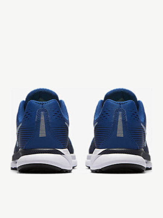 Pegasus Zoom Pegasus 34 GS Kids Sports Shoes Running with Laces Blue