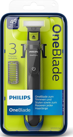 Philips OneBlade QP2520/20 Ξυριστική Μηχανή Προσώπου Επαναφορτιζόμενη