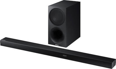Samsung HW-M550 Soundbar 340W 3.1 με Ασύρματο Subwoofer και Τηλεχειριστήριο Μαύρο