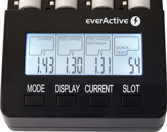 everActive NC-3000 Încărcător 4 Baterii Ni-Cd/Ni-MH Dimensiune AA/AAA/D