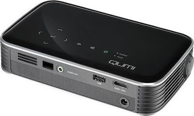 Vivitek Qumi Q8 Projector Τεχνολογίας Προβολής DLP (DMD) με Φυσική Ανάλυση 1920 x 1080 και Φωτεινότητα 1000 Ansi Lumens με WiFi Μαύρος