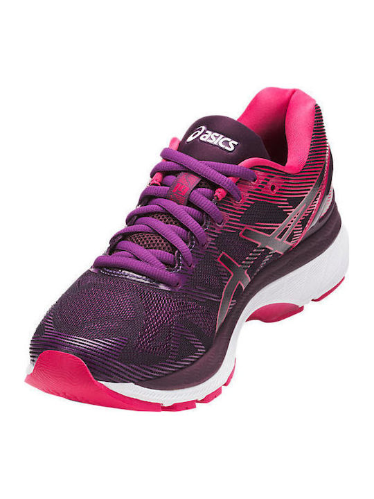 Gel-Nimbus 19 Sport Shoes Running Black / Cosmo Pink / Winter Bloom