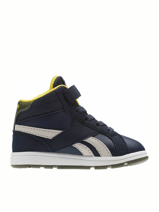 Comp Kinder Sneakers Hoch mit Klettverschluss Blau