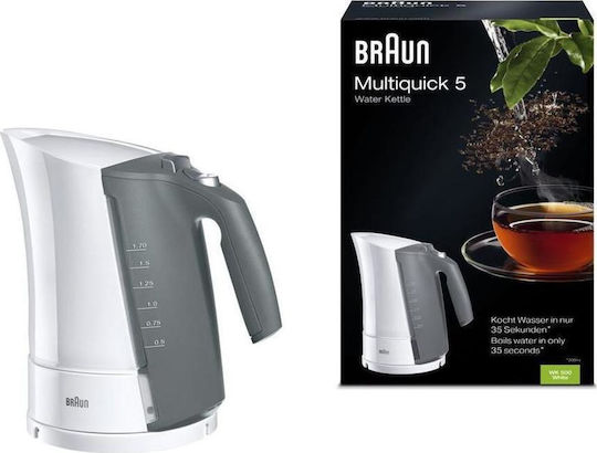Braun Multiquick 5 Reisekessel 1.6Es 3000W Weiß