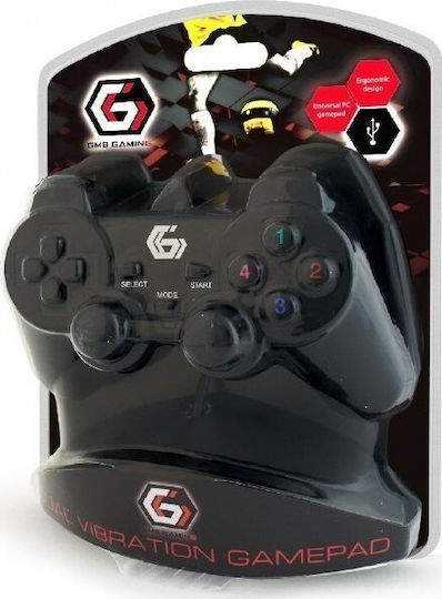 Gembird JPD-UDV-01 Gamepad Cu Fir Pentru PC Negru