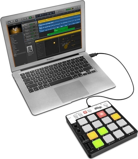 IK Multimedia Midi-Controller Irig Pads Schwarz