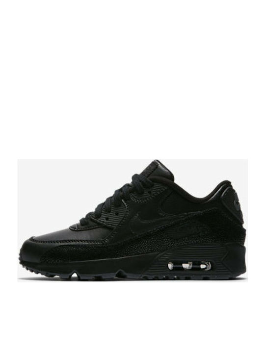 Nike Παιδικό Sneaker Air Max 90 Se Leather GS για Κορίτσι Μαύρο
