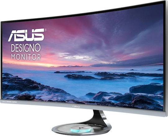 Asus Designo Curve MX34VQ Ultrawide VA Curved Gaming Monitor 34" QHD 3440x1440 with Response Time 4ms GTG