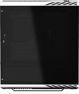 Aerocool P7-C1 Pro Геймърско бюро Midi Tower Компютърна кутия със страничен прозорец и RGB осветление Черен