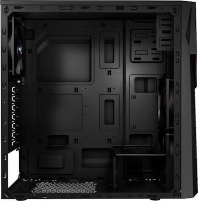 Aerocool CyberX Gaming Midi-Turm Computergehäuse Schwarz