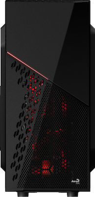 Aerocool Cyberx Advance Gaming Midi-Turm Computergehäuse Schwarz