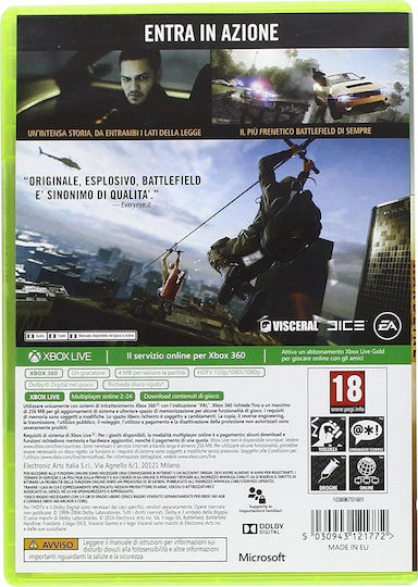 Battlefield Hardline Classics Edition Xbox 360 Game