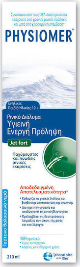 Physiomer Jet Fort 10+ ani Spray Nazal cu Apă de Mare pentru Întreaga Familie 210ml