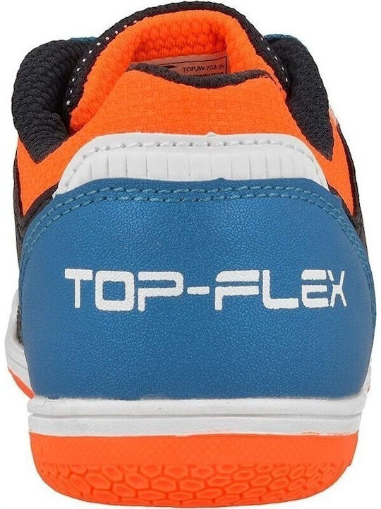 Kids Soccer Cleats Top Flex Indoor Multicolour