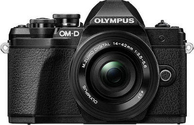 Olympus Mirrorless Φωτογραφική Μηχανή OM-D E-M10 Mark III Micro Four Thirds (4/3") Kit (ED 14‑42mm F3.5‑5.6 II R) Black