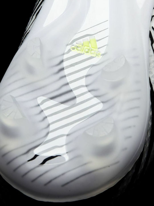 Nemeziz 17+ 360 Agility Firm Ground Cleats FG Kids Soccer Cleats Molded Outsole White