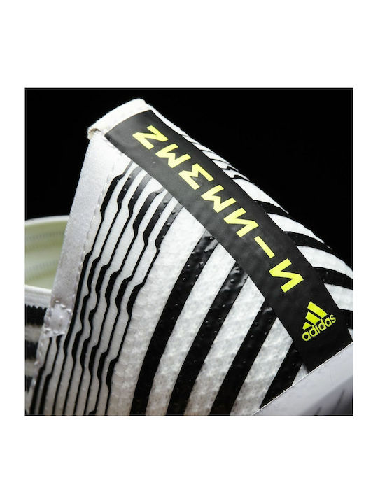 Nemeziz 17+ 360 Agility Firm Ground Cleats FG Kids Soccer Cleats Molded Outsole White