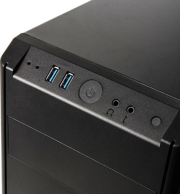 BitFenix Nova TG Turnul Midi Cutie de calculator Negru
