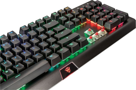 Trust GXT 890 Gaming Tastatură Mecanică cu Outemu Red comutatoare și iluminare RGB (Engleză US)