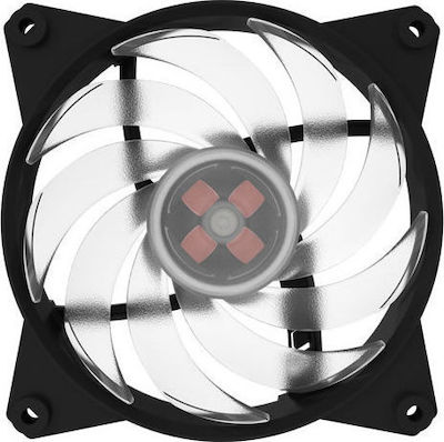 CoolerMaster MasterFan Pro 120 Air Balance RGB 3in1 (Pack) Case Fan (1300rpm / 42.7cfm) με Σύνδεση 4-Pin PWM