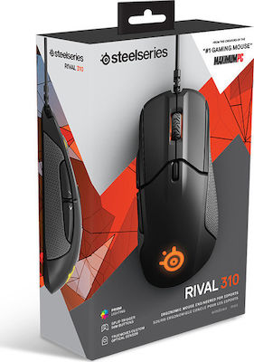SteelSeries Rival 310 RGB Gaming Mouse Black