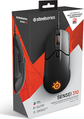 SteelSeries Sensei 310 RGB Gaming Ποντίκι Μαύρο
