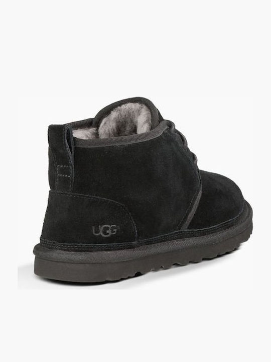 Neumel Wildleder Schwarz Herrenstiefel
