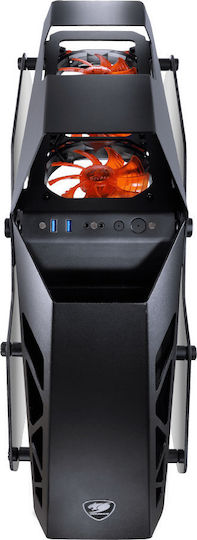 Cougar Conquer Gaming Midi-Turm Computergehäuse Orange