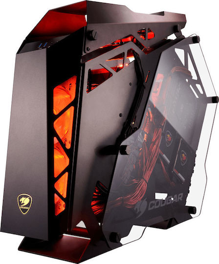 Cougar Conquer Gaming Midi-Turm Computergehäuse Orange