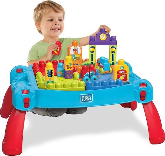 Mega Bloks Blocuri Build 'n Learn Table pentru 1 - 5 Ani 30buc