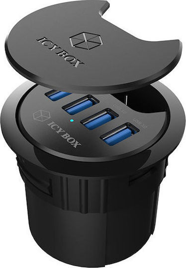 Icy Box USB 3.0 Hub With 4 USB-A Ports