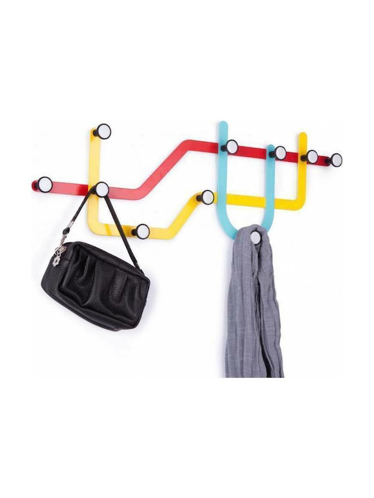 Umbra Wandhaken Subway 10 Steckplätze 57x3.8x20.3cm