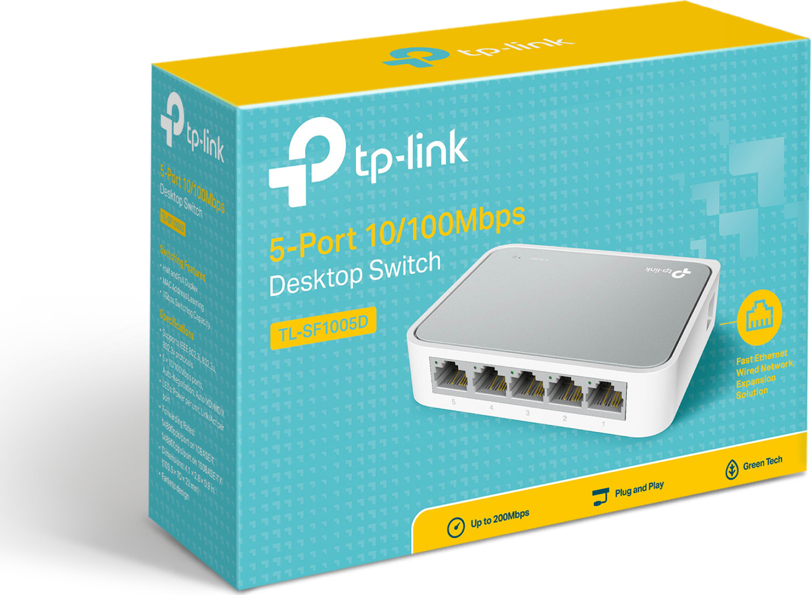 Коммутатор tp link tl sf1005d как подключить