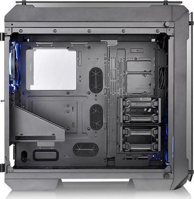 Thermaltake View 71 Tempered Glass Gaming Full Tower Computer Case with Window Panel Black