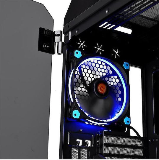 Thermaltake View 71 Tempered Glass Gaming Voller Turm Computergehäuse mit Seitenfenster Schwarz