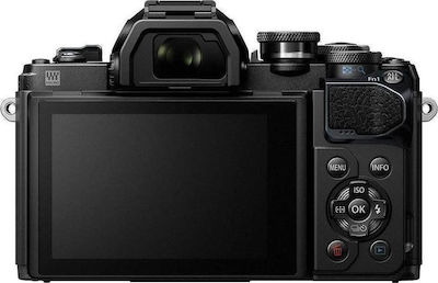 Olympus OM-D E-M10 Mark III Mirrorless Camera Micro Four Thirds (4/3") Kit (ED 14‑42mm F3.5‑5.6 EZ Pancake + ED 40‑150mm F4‑5.6 R) Black