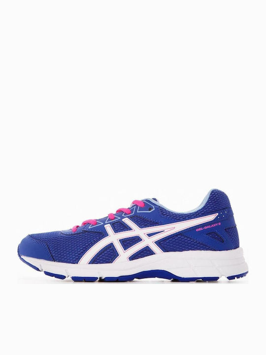 Gel Galaxy 9 Αθλητικά Παιδικά Παπούτσια Running με Κορδόνια Μπλε