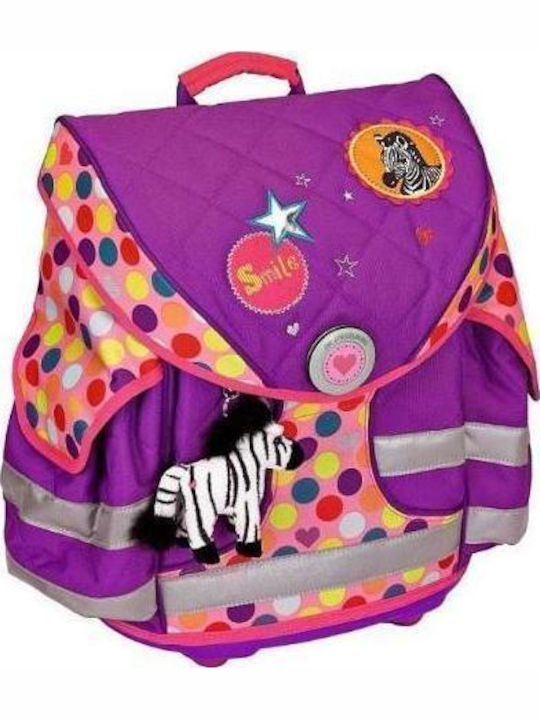 Die Spiegelburg Ergo Style Bunte Punkte School Bag Backpack Elementary, Elementary in Purple color