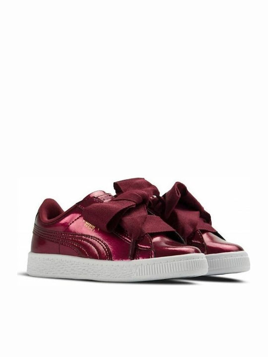 G Basket Heart Glam INF TDV Kinder Sneakers Burgundisch