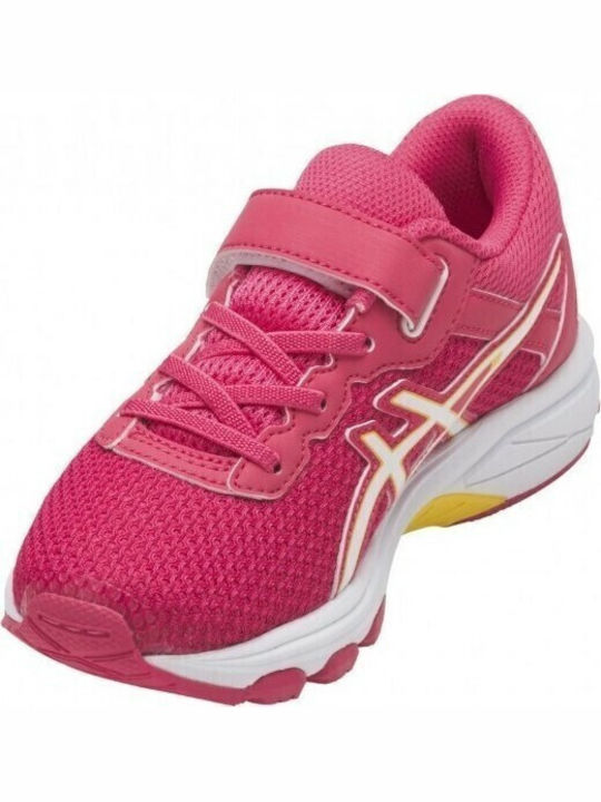 GT-1000 6 PS Kids Sports Shoes Running with Hoop & Loop Closure Fuchsia