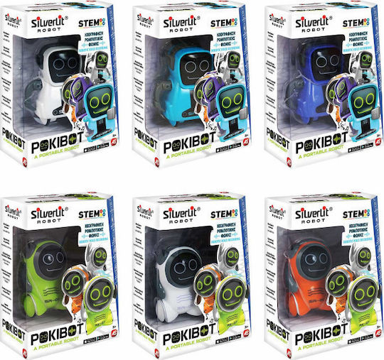 Silverlit Pockibot Ηλεκτρονικό Ρομποτικό Παιχνίδι για 3+ ετών (Διάφορα Σχέδια) 1τμχ