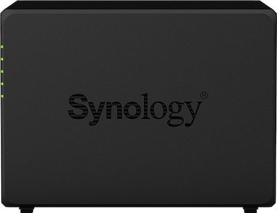 Synology DiskStation DS918+ NAS Turnul cu 4 sloturi pentru HDD/M.2/SSD și 2 porturi Ethernet