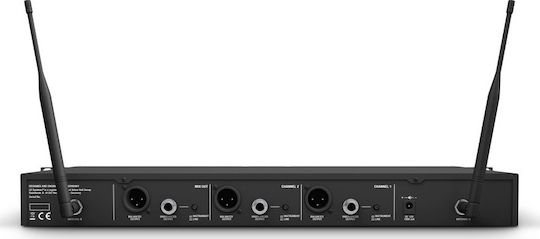 LD Systems U505 BPH 2 Комплект Безжично Кондензатор (Малка диафрагма) Микрофон Κεφαλής, Ζώνης за Вокали в Черен Цвят